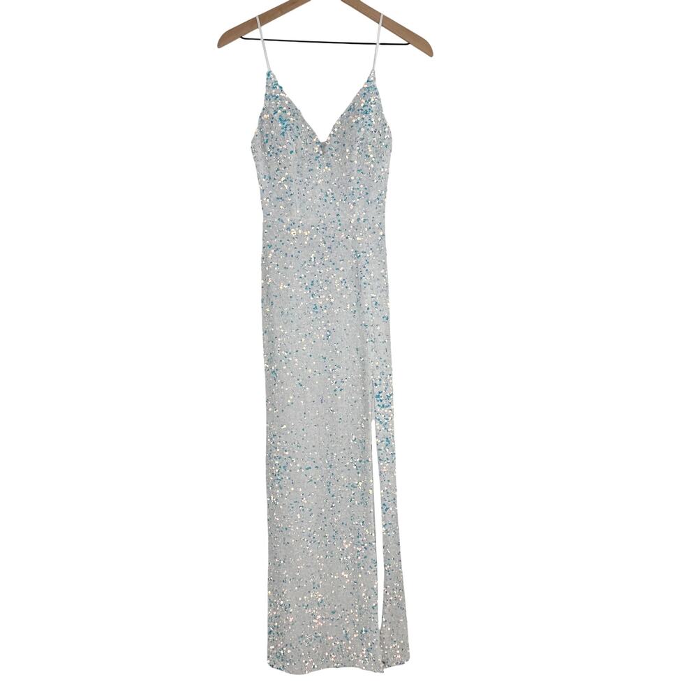 Hoco Sparkly Sequin Formal Evening Party Dress Size Medium M